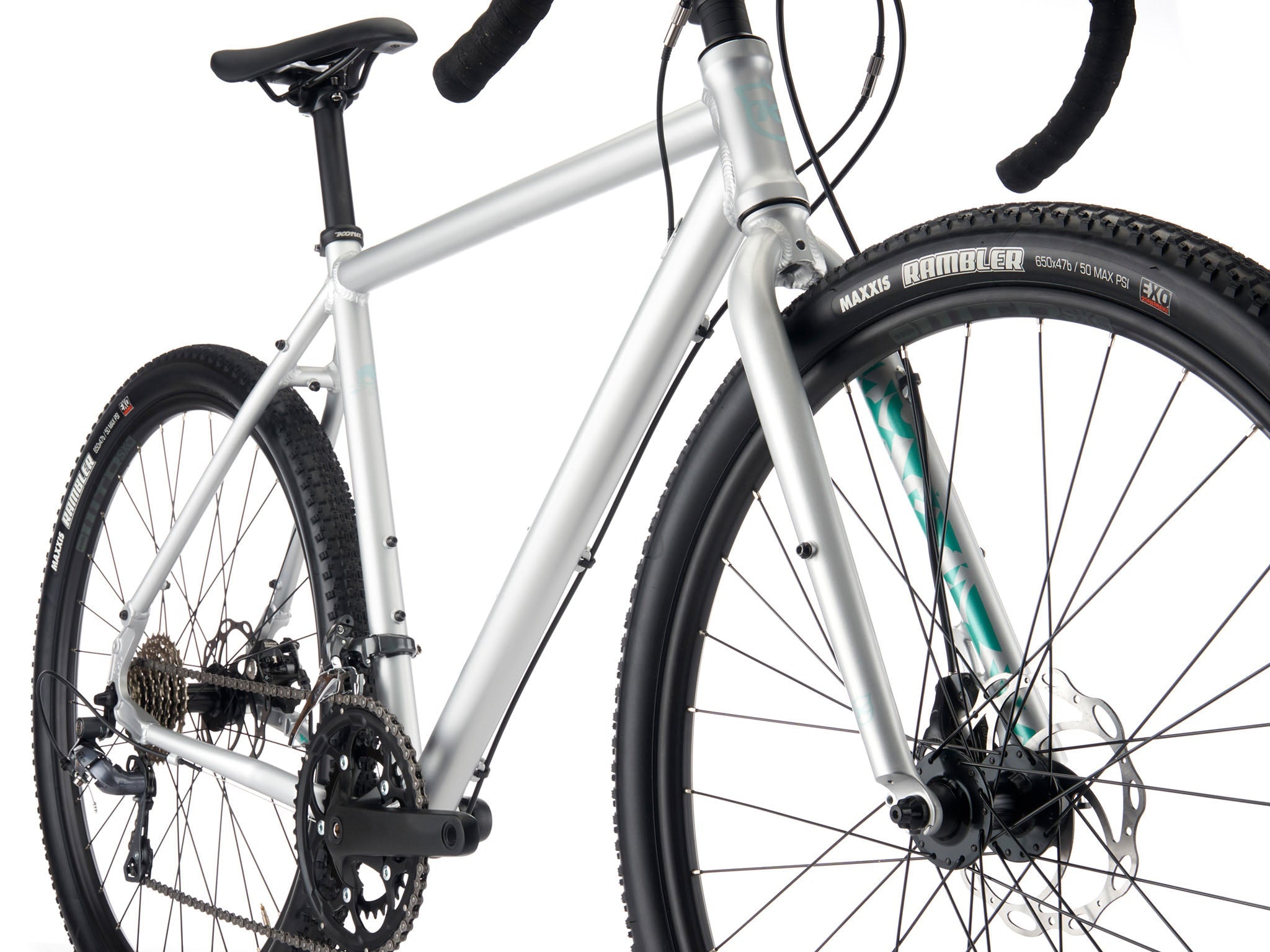 Rove AL 650 tire installed on a gravel bike ready for long rides