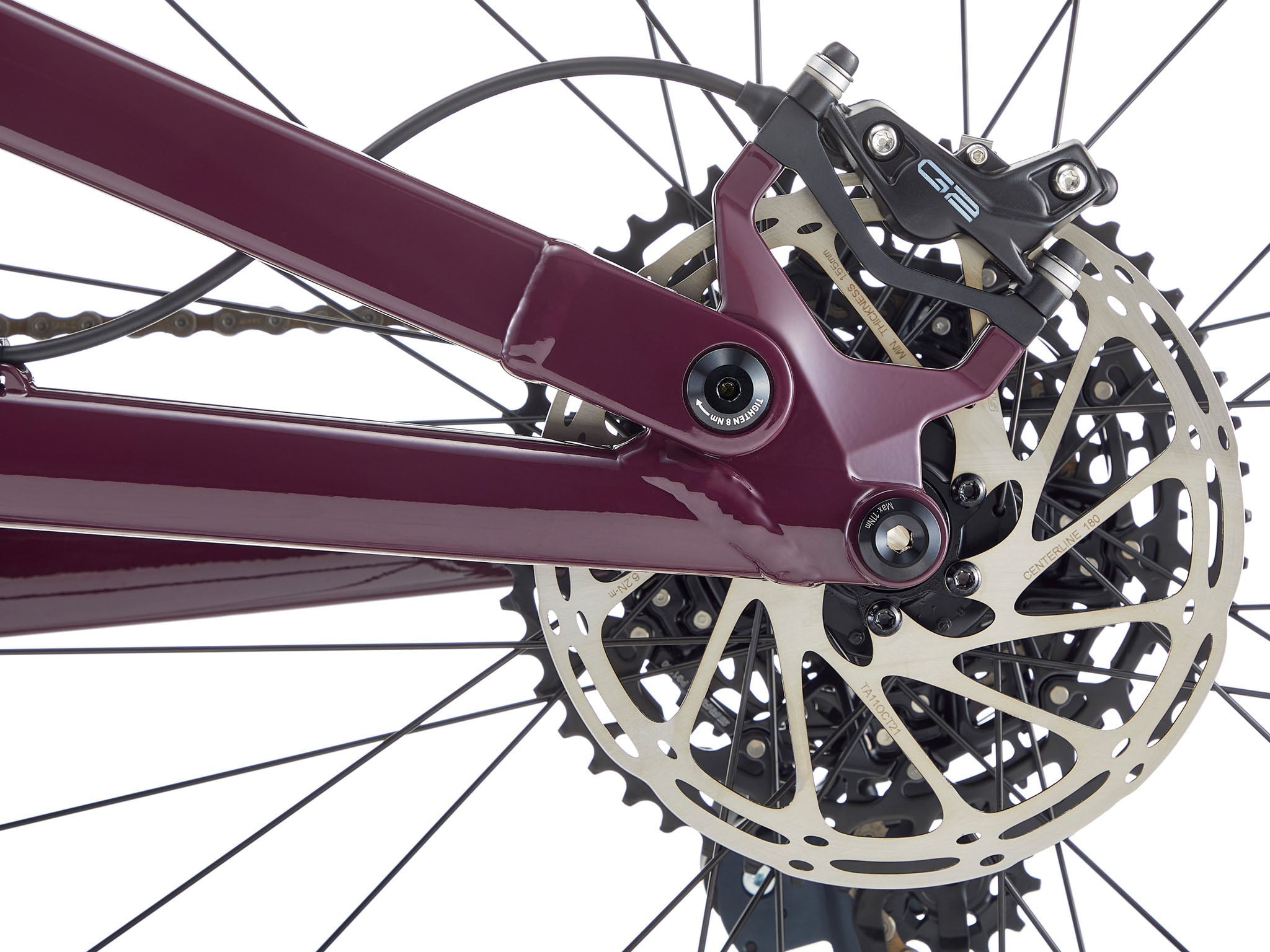 Side view of the Process 134 DL 27.5 trail bike showcasing its sleek design and full suspension.