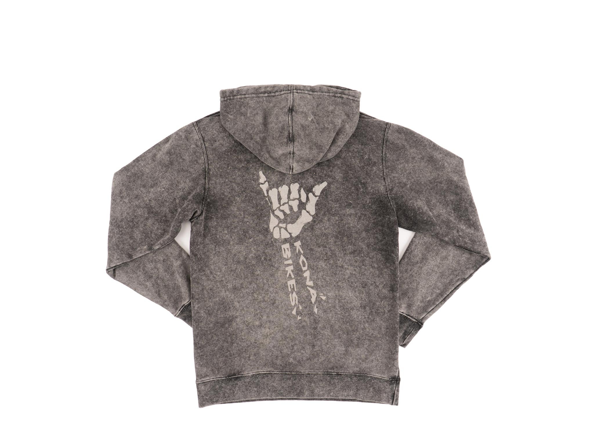 Cyclist wearing the top-rated graphic hoodie for bikers, riding through a scenic landscape.