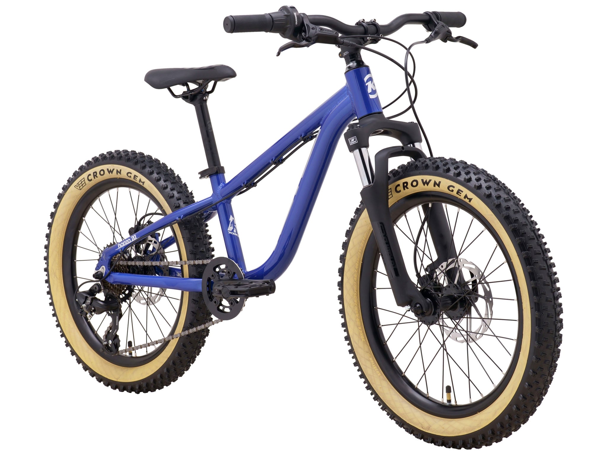 Front suspension detail of TrailRipper 20 highlighting its 60mm fork