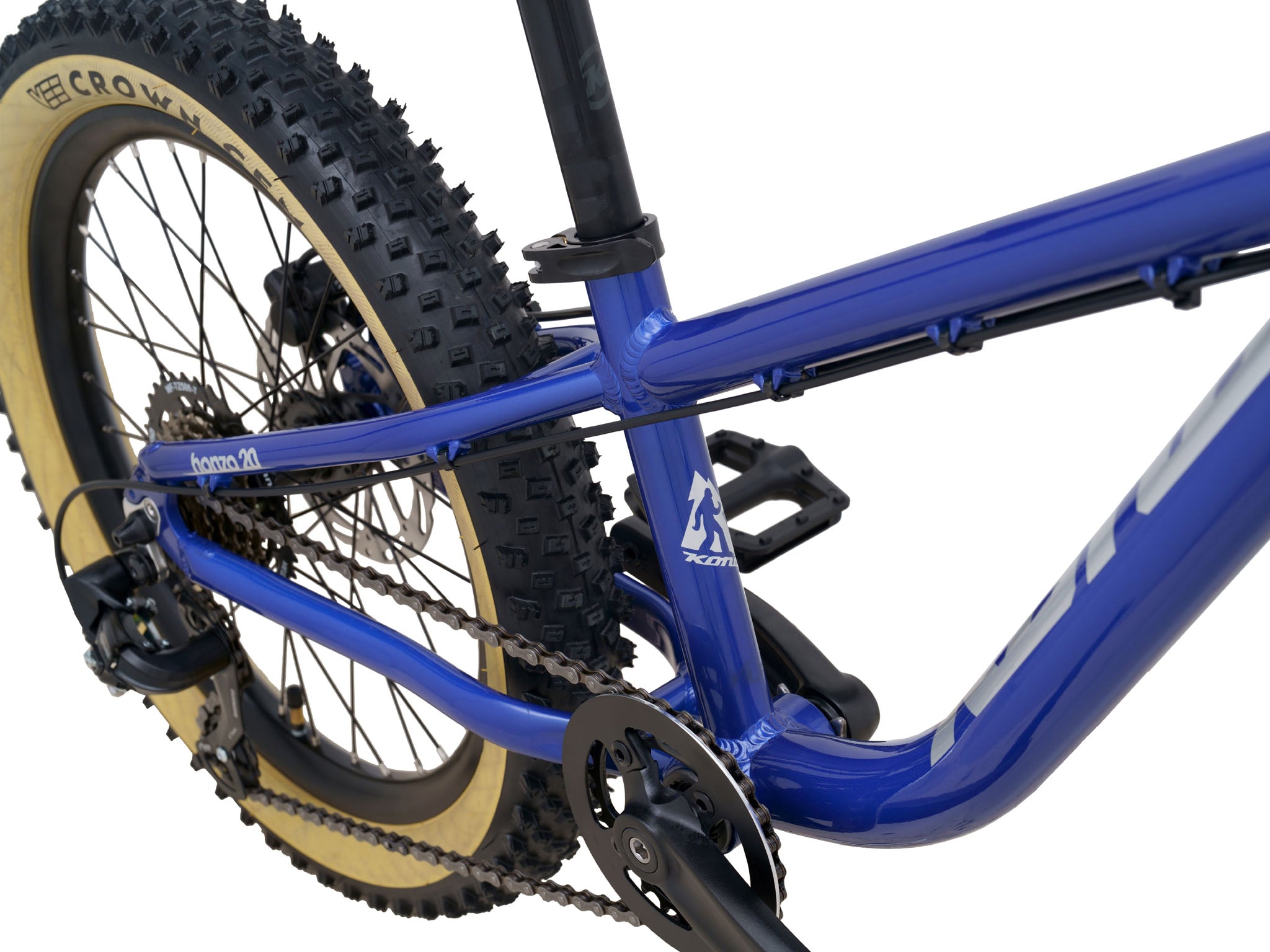 Front suspension detail of TrailRipper 20 highlighting its 60mm fork