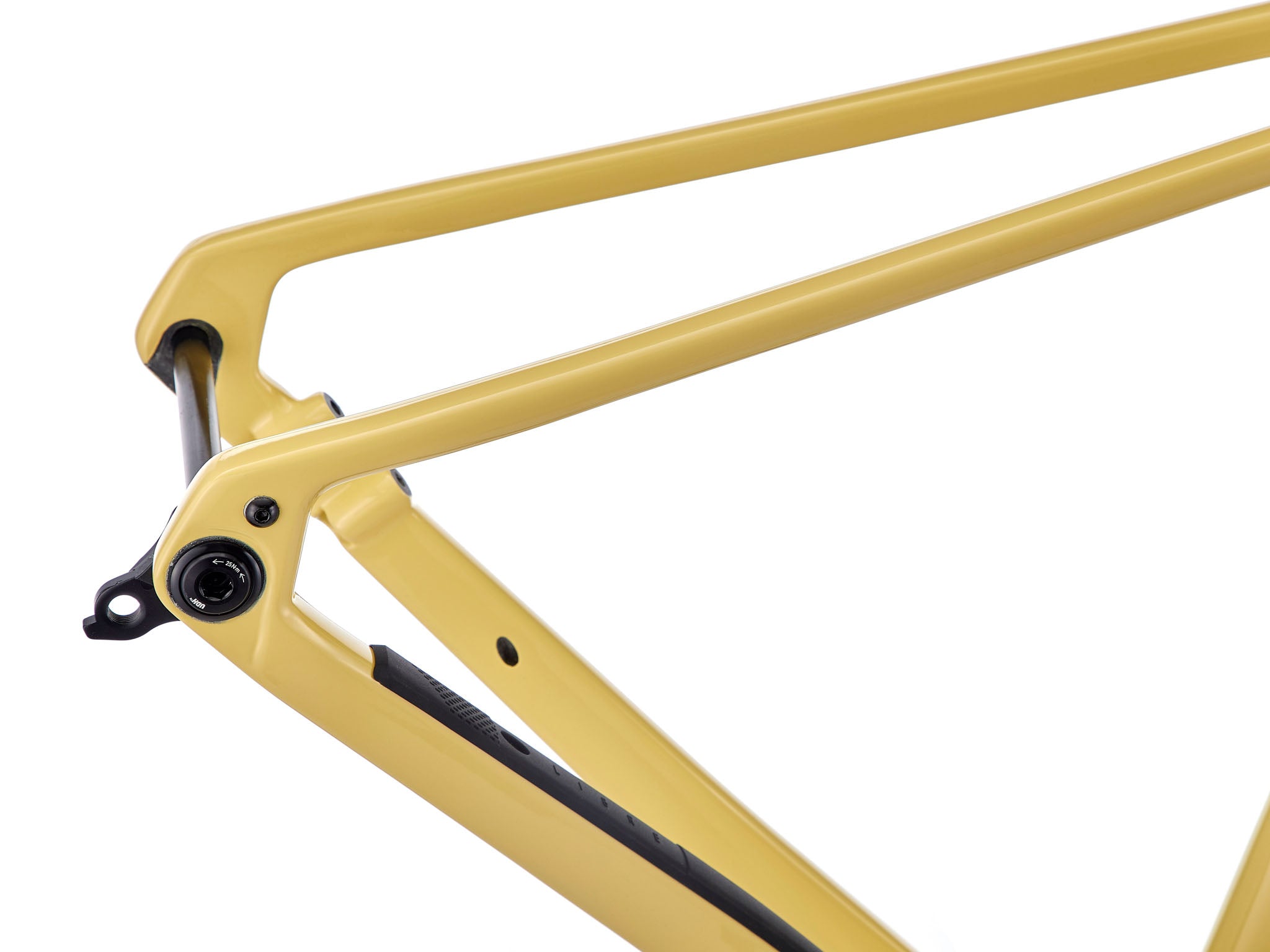 Side angle of the gravel bike frame highlighting its durability and versatility