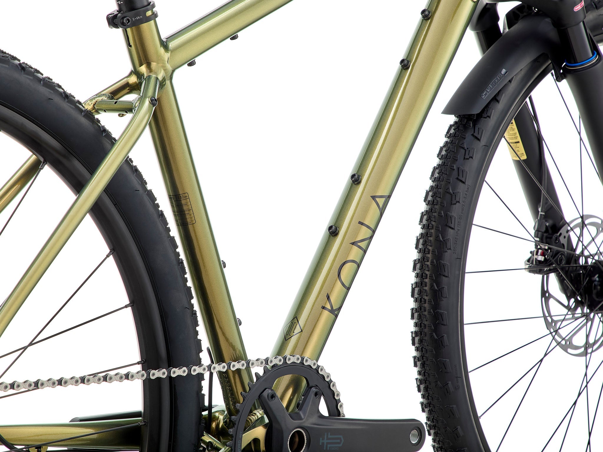 Ouroboros Adventure Drop Bar Bike in action on a rugged trail.