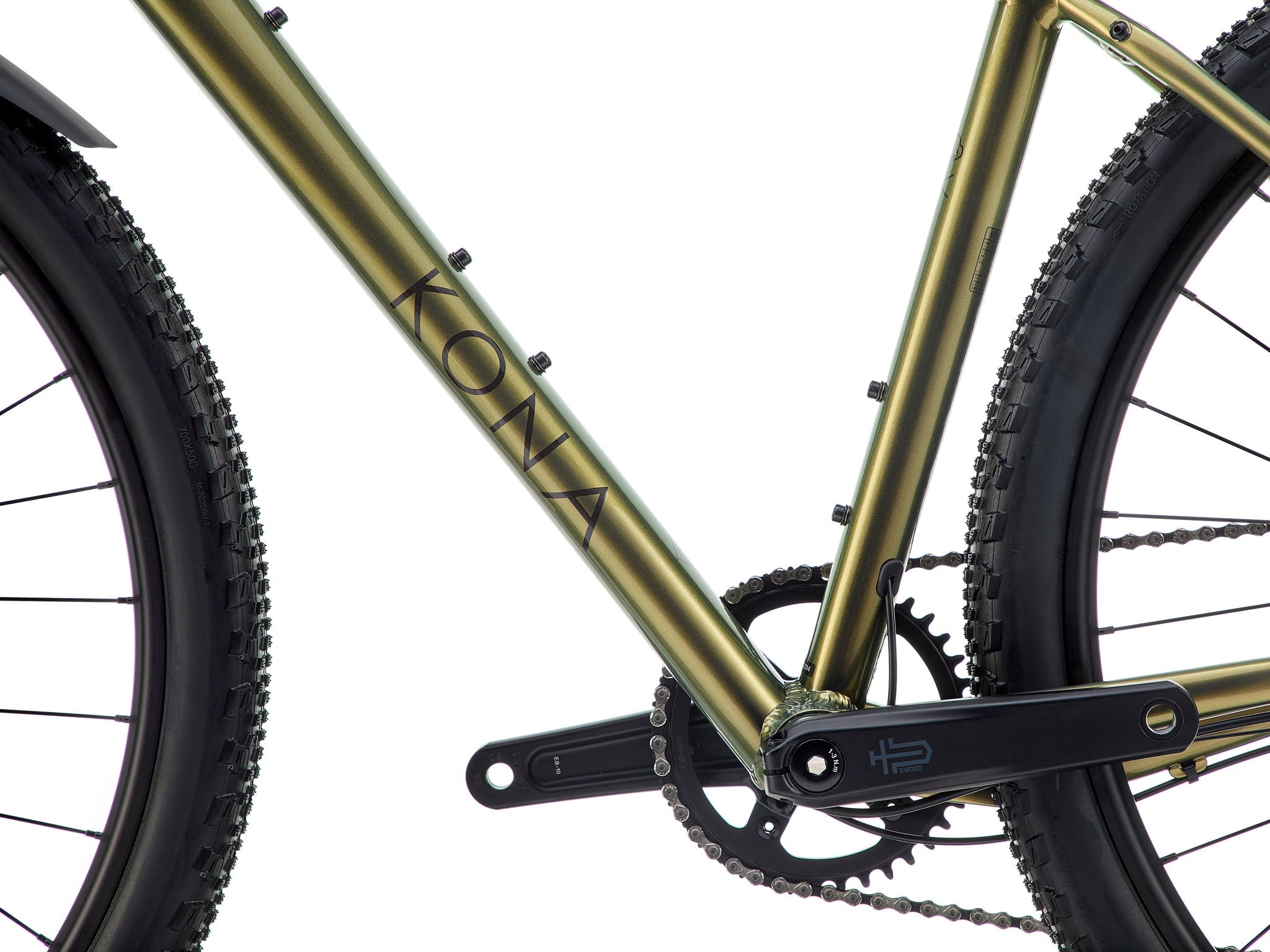 Side view of the Ouroboros showcasing its lightweight aluminum frame.