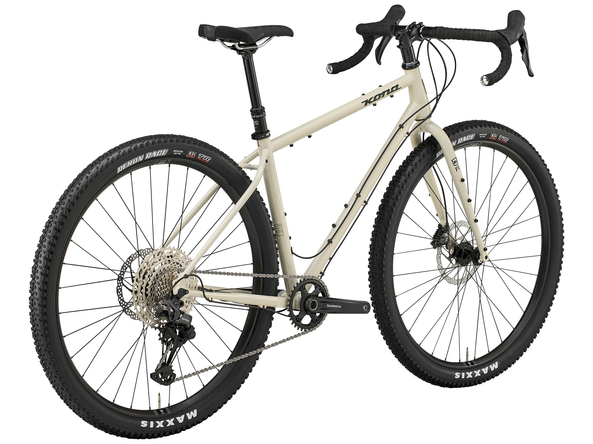 Rear shot showing triple-pack mounts and rear rack ready for high quality bike accessories for cyclists