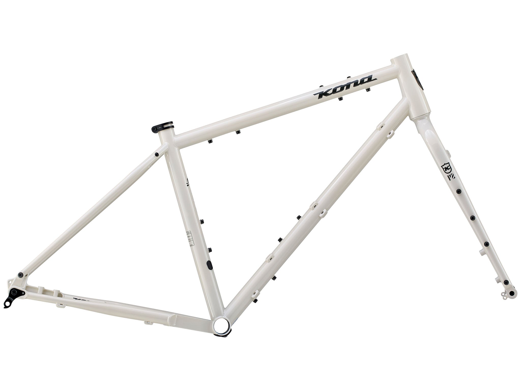 Sutra LTD Adventure Bike Frame in action on a mountain trail, highlighting its rugged design.