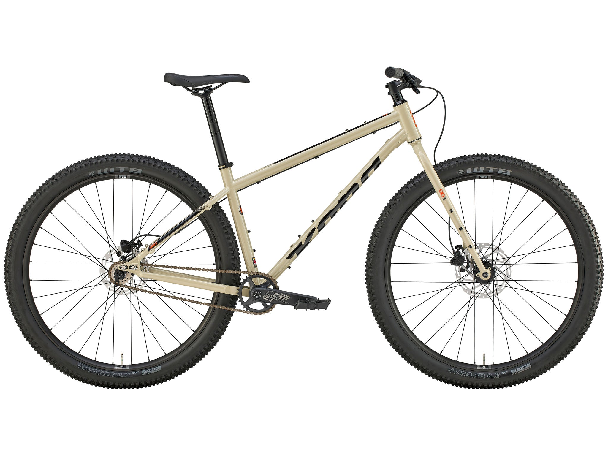 Close-up of TrailBlaze Cromoly adventure bike frame showcasing durability