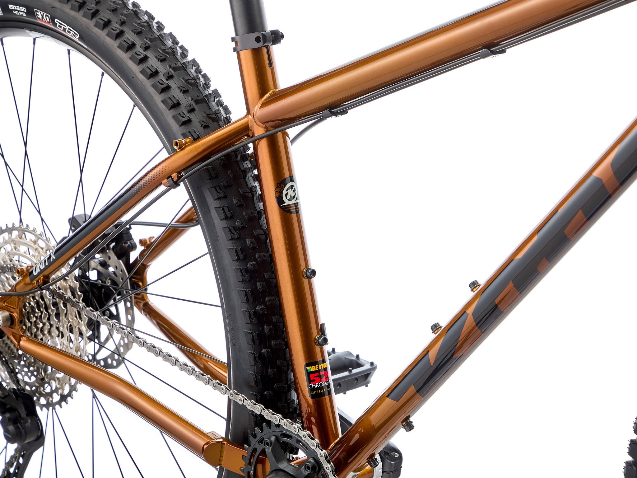 Kona Unit X bike loaded with gear, ready for a long-distance bikepacking trip