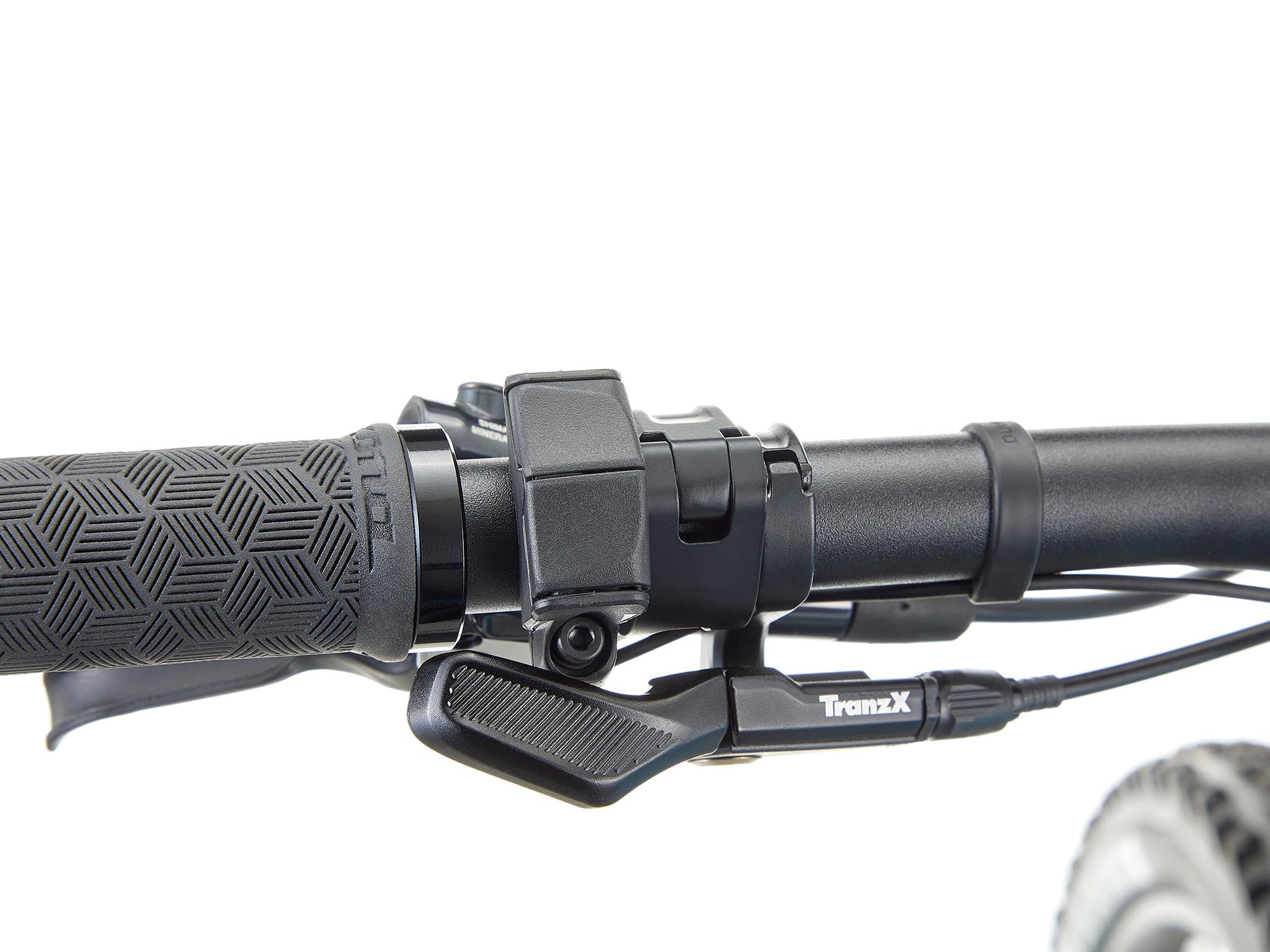Close-up of Remote 130s sturdy aluminum frame and Shimano motor