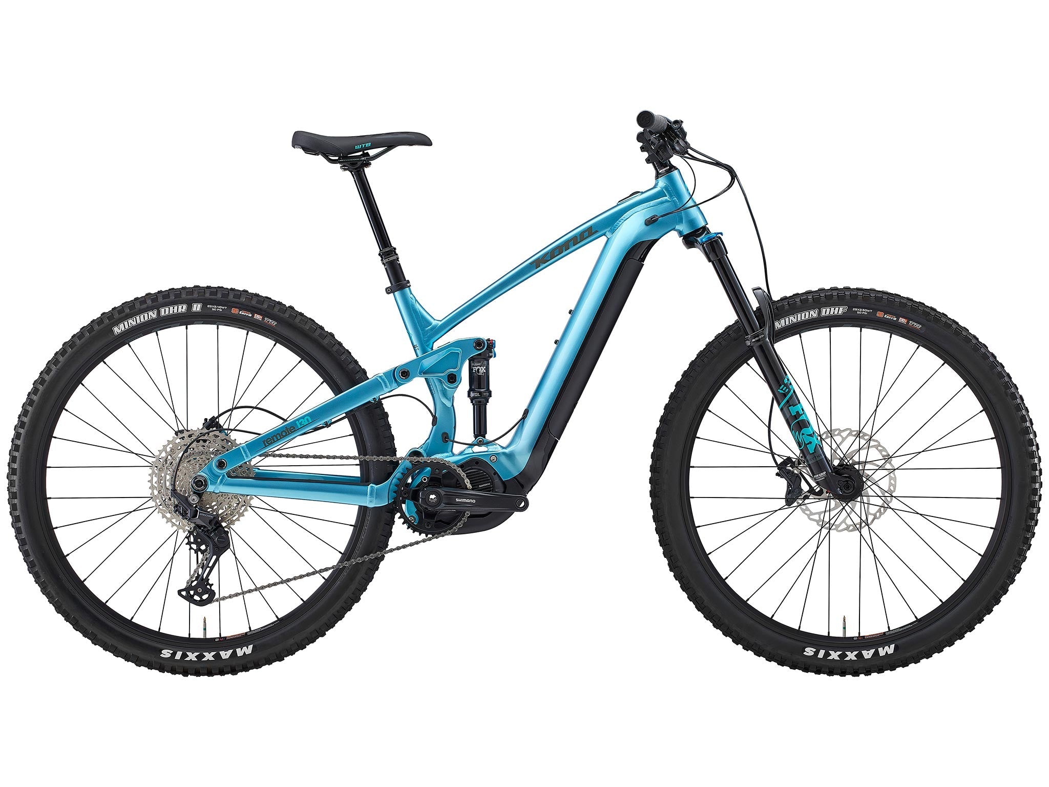 Close-up of Remote 130's sturdy aluminum frame and Shimano motor