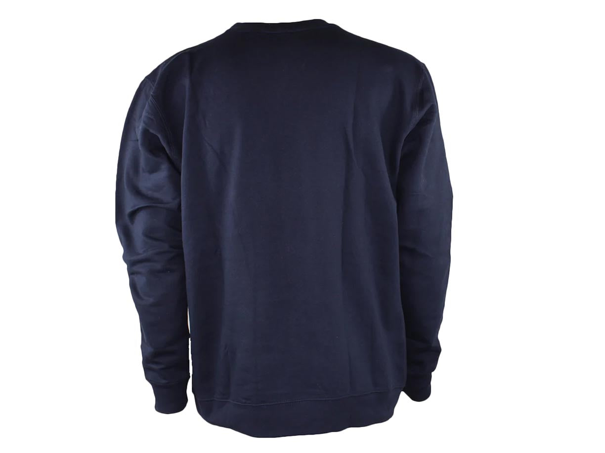 Close-up of fabric texture on Kona crewneck sweatshirt, emphasizing premium heavyweight material
