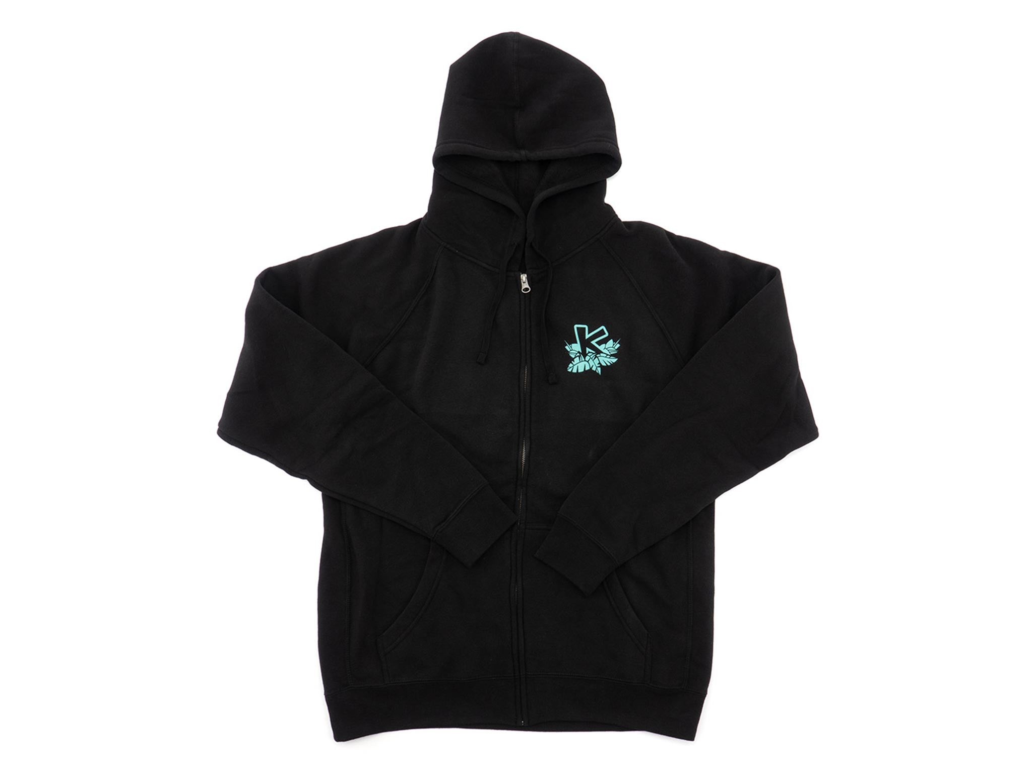 Close-up of the Humu IPA A graphic hoodie with bold print on the front