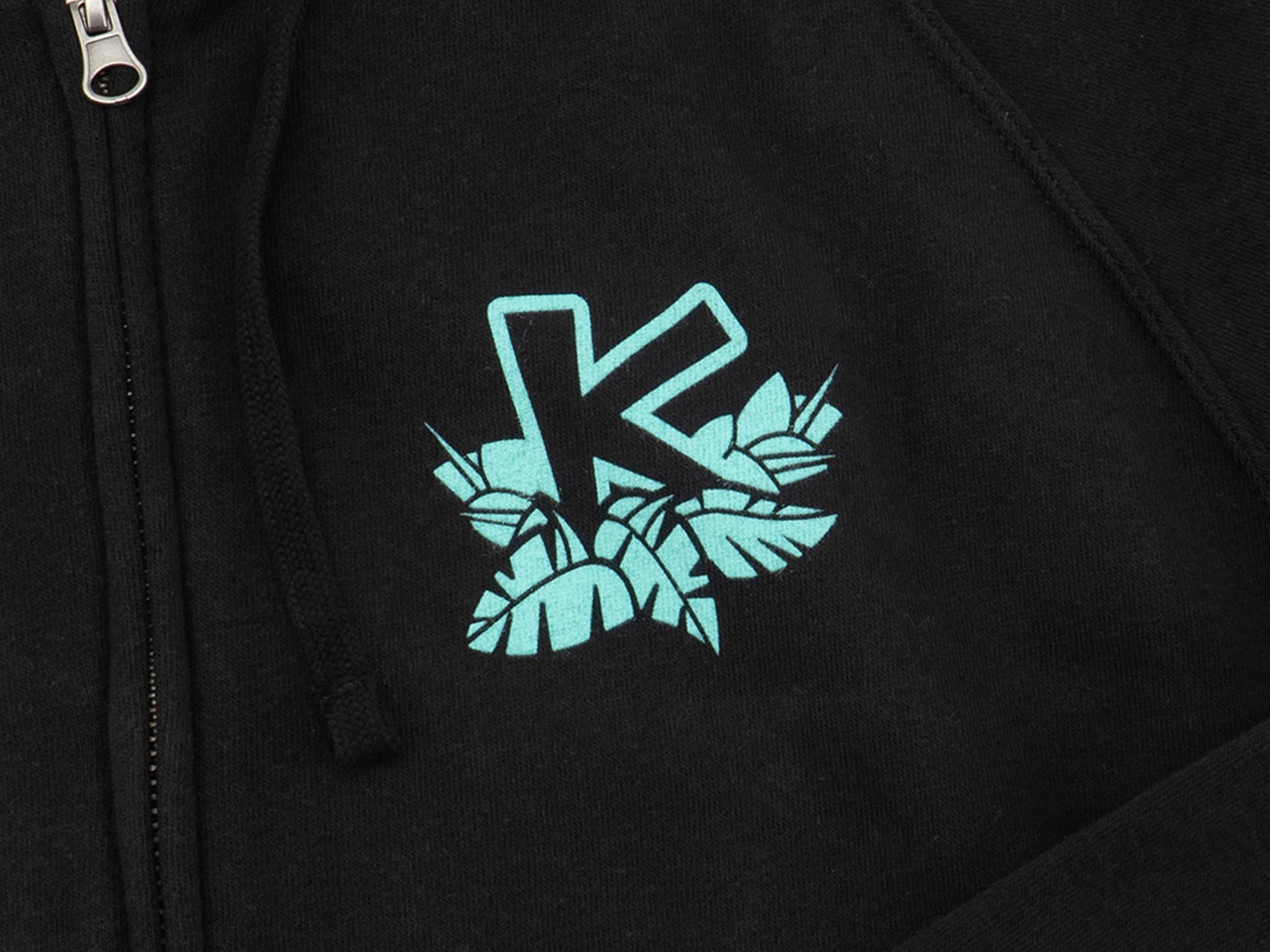 Front view of the beer hoodie with detailed graphic design