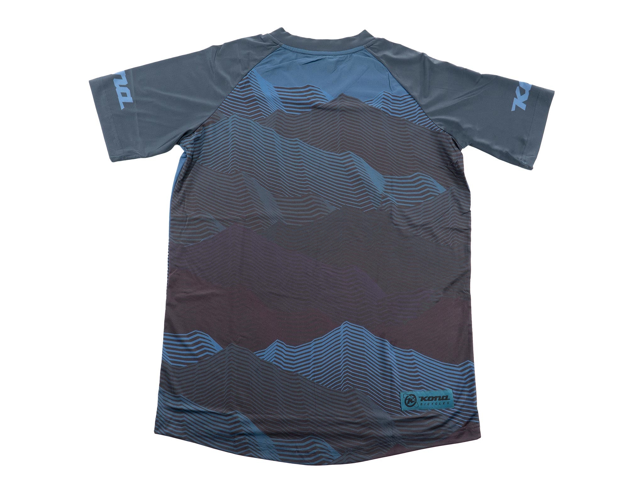 Close-up of the jerseys fabric texture, demonstrating its high-performance quality.