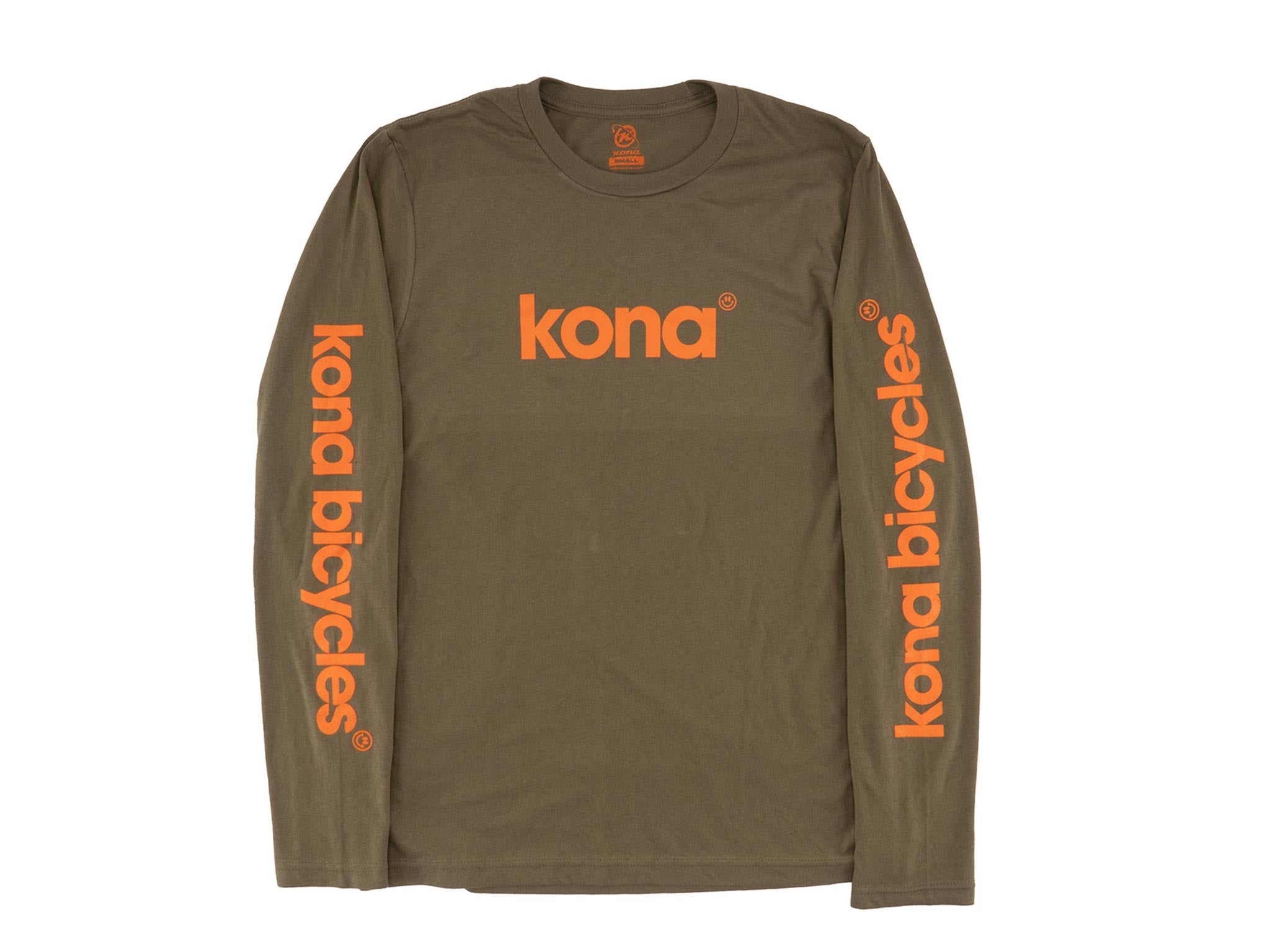 Model wearing streetwear long sleeve tee on city street