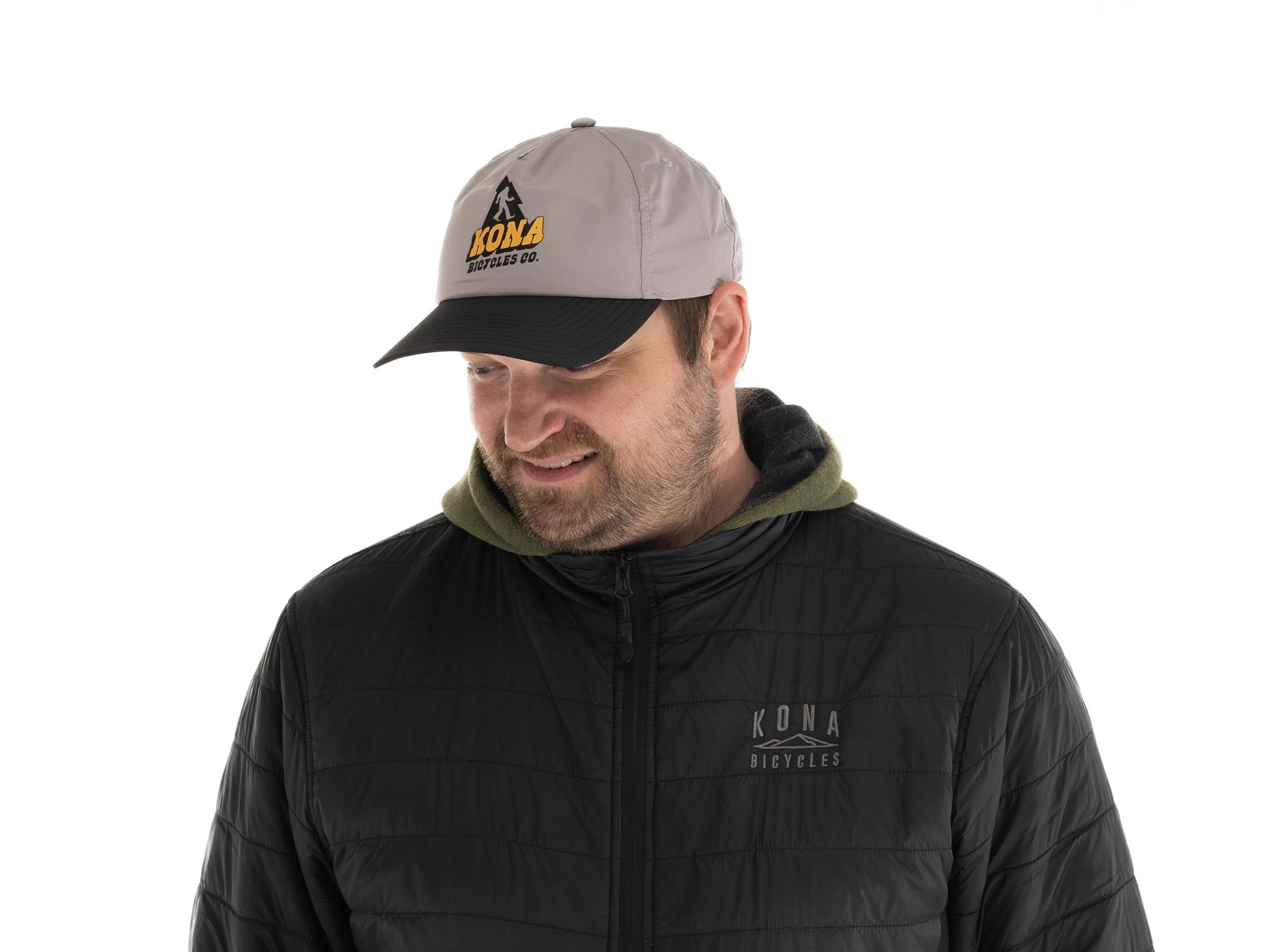 Side angle of Boogie Dan Performance Sun Hat with adjustable snapback.