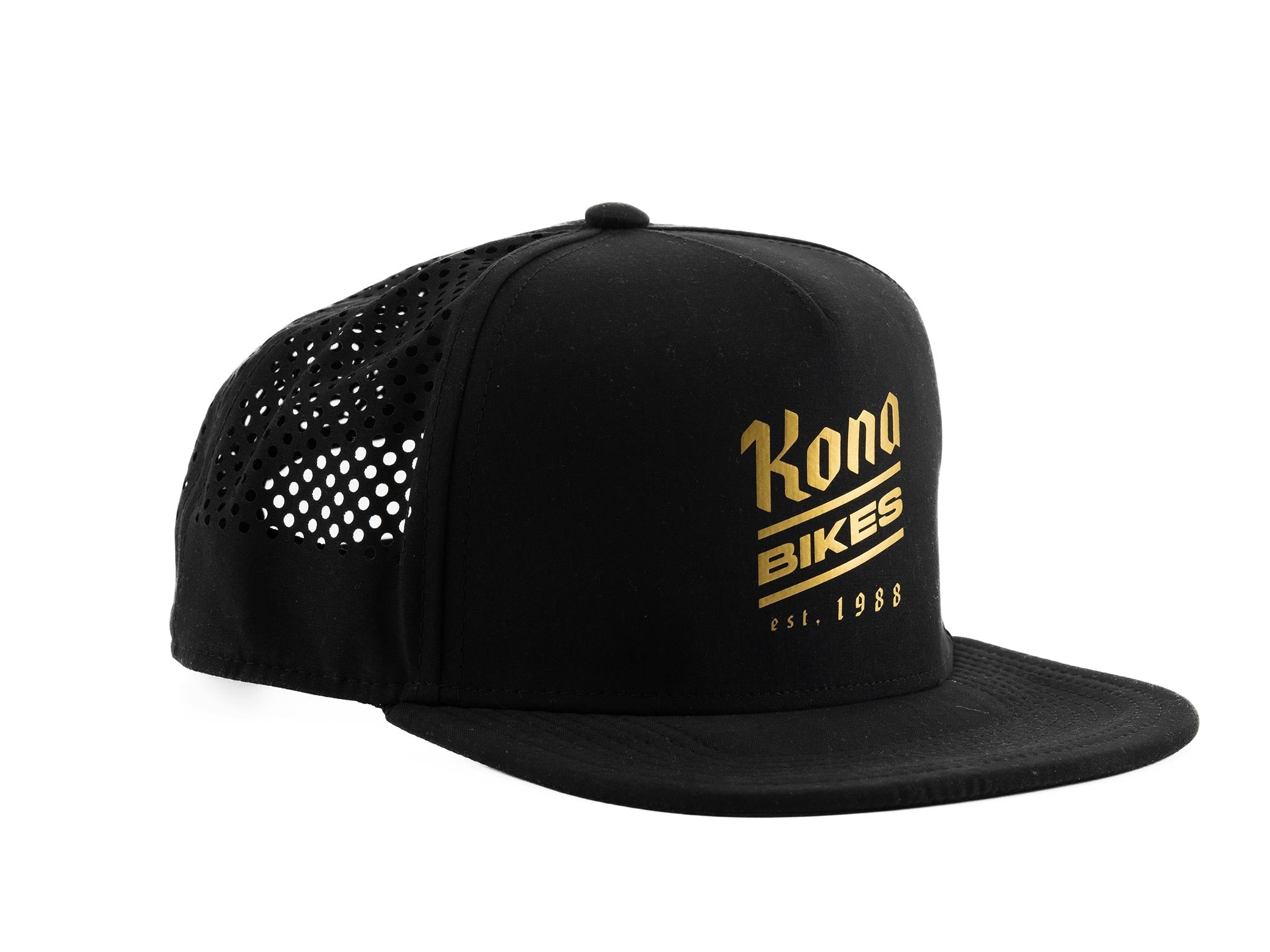 Brewed Athletic Trucker Hat showing breathable mesh design for summer wear.