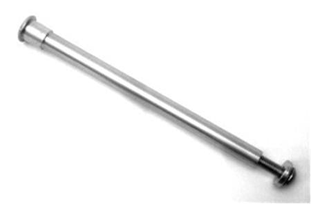 D.O.P.E. 135mm bike axle installed in a racing bike for performance enhancement