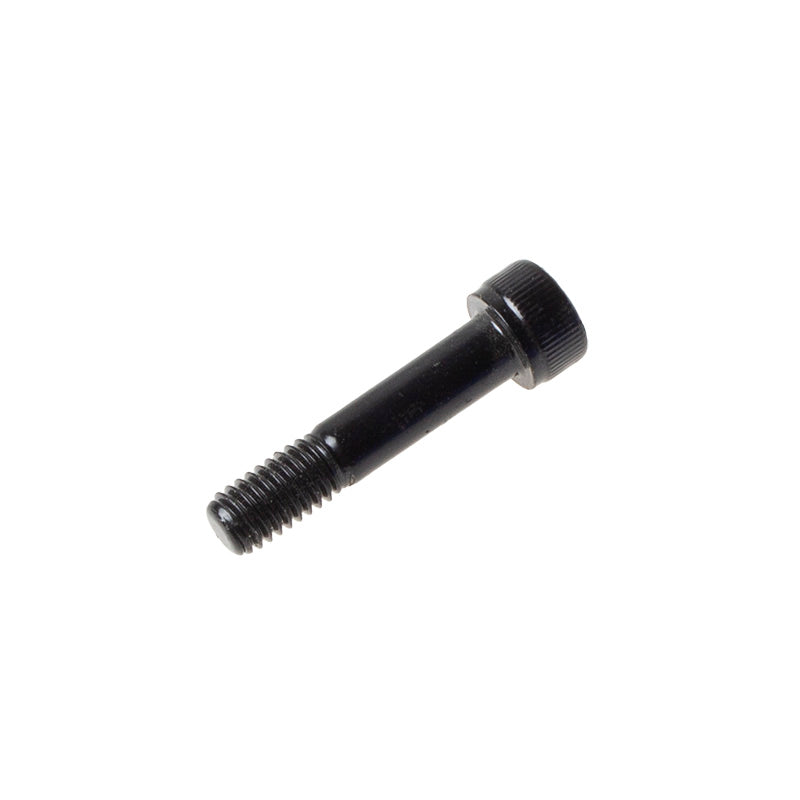 Mountain bike shock bolt in use on trail suspension
