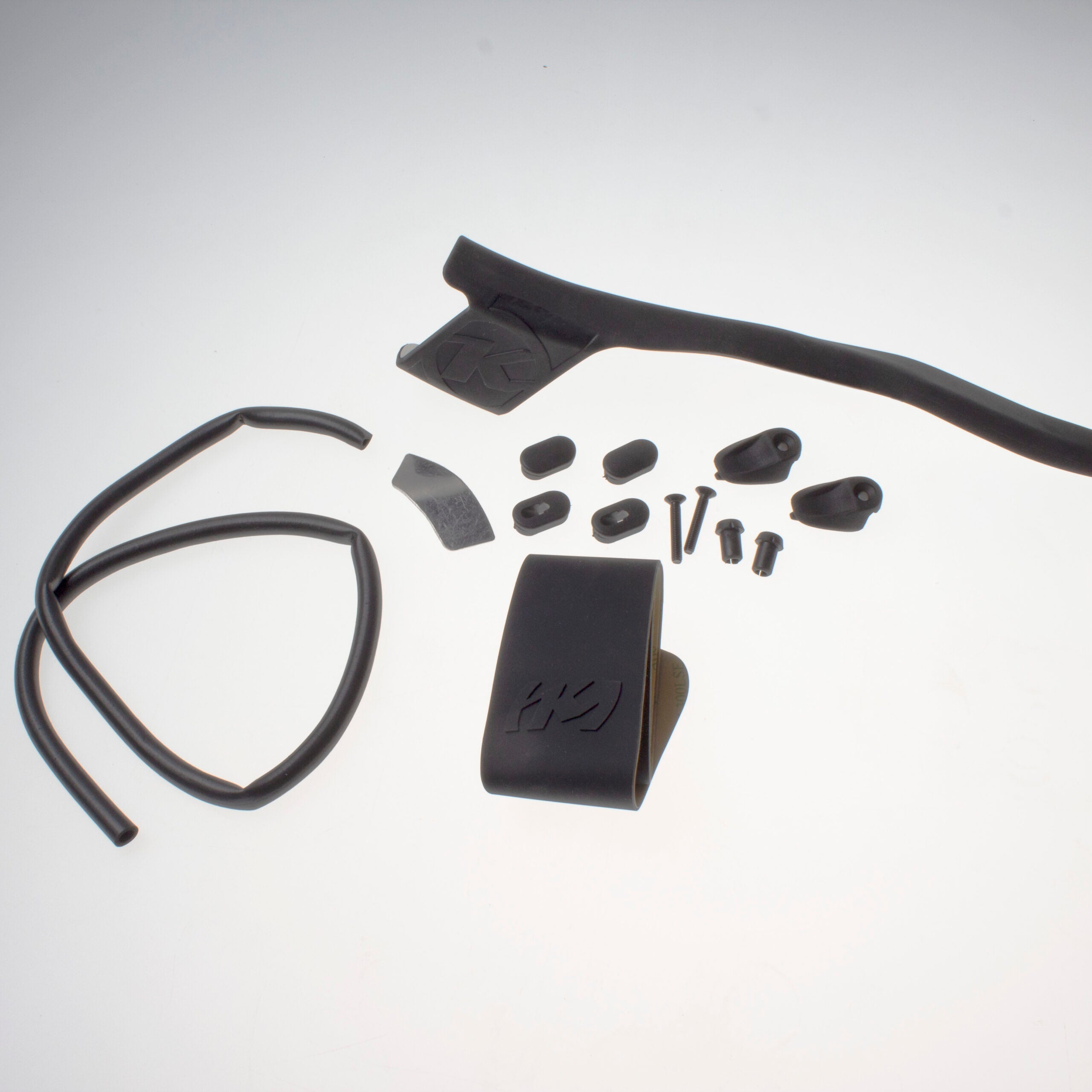 Kona Hei Hei CR cable guide mounted on bike frame for cable management