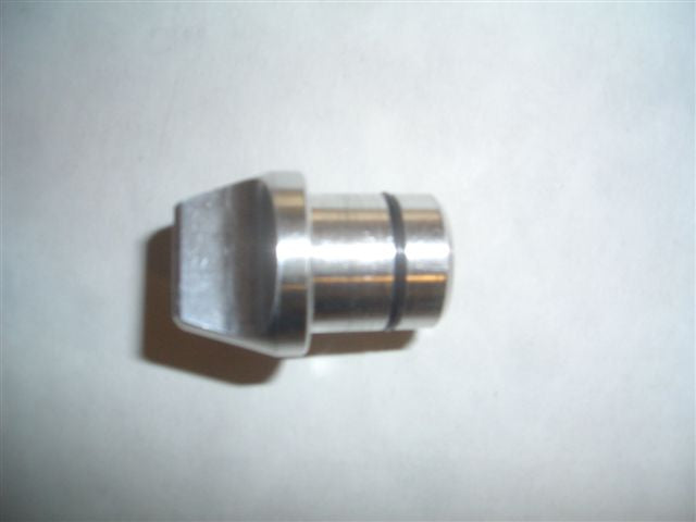 D.O.P.E quick release axle nut on a bicycle wheel for floating brakes