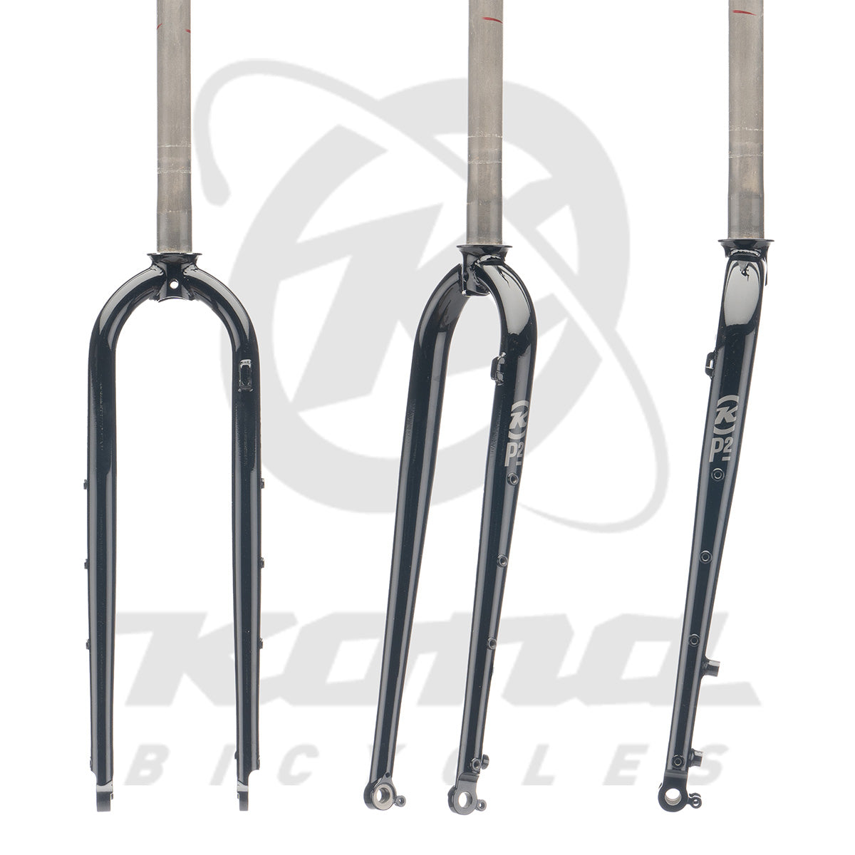 Sutra ULTD bike fork showcasing its gloss black finish and disc brake compatibility.