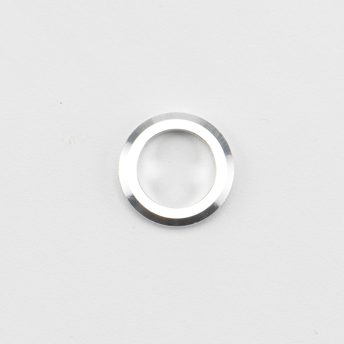 Precision G1 Aluminum Spacer showcasing the 3mm size and aluminum build from a side angle.