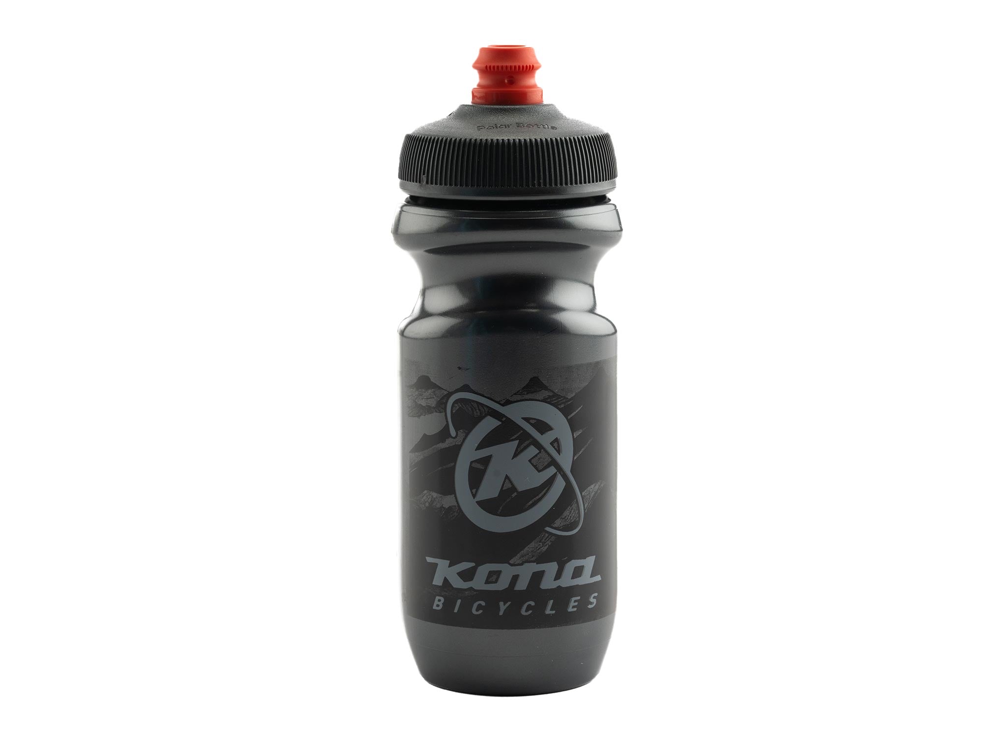 Close-up of Midjourney water bottle with Surge Valve for easy hydration