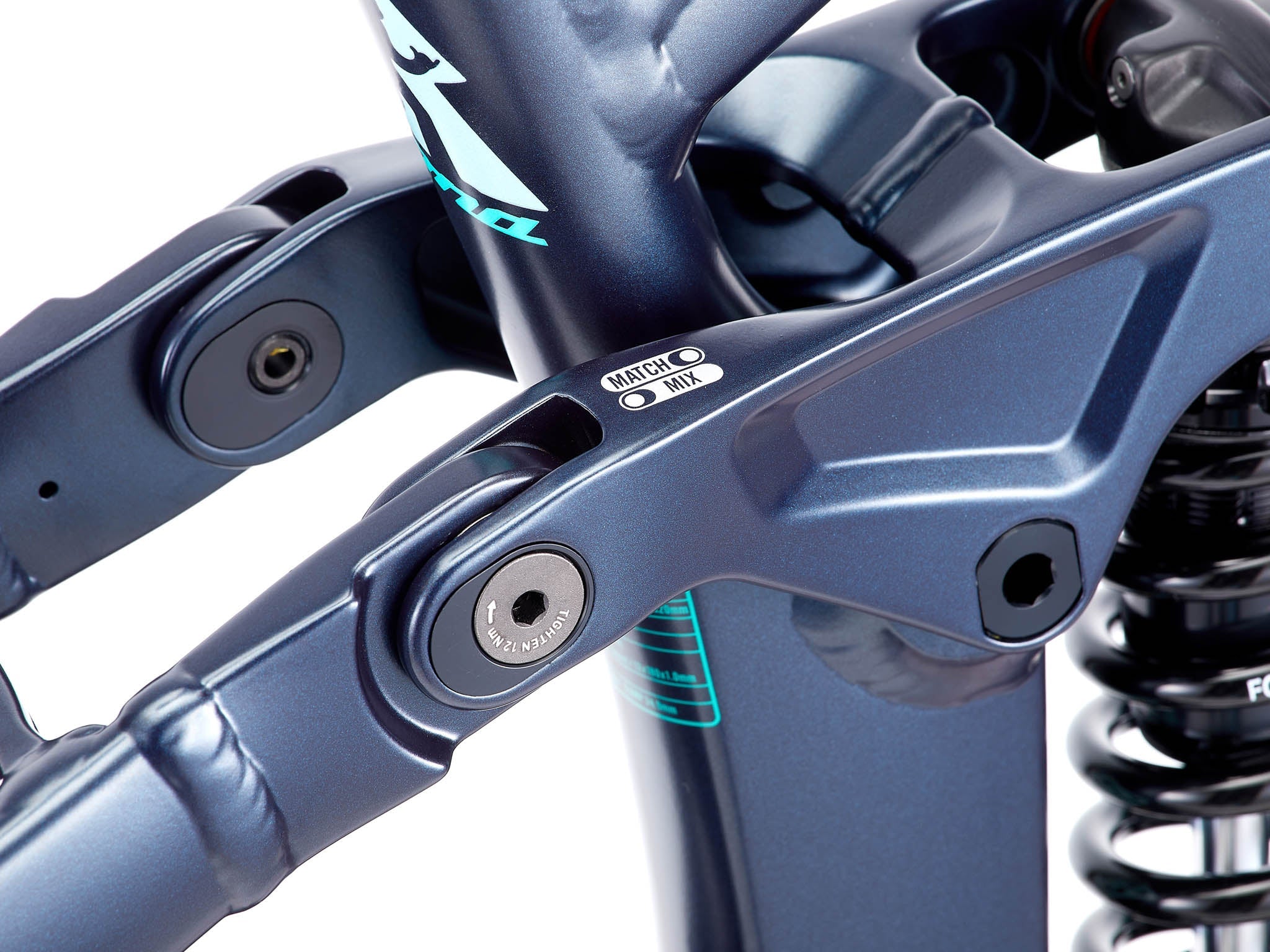 Close-up of the durable aluminum frame of the Process X bike, suitable for progressive riding