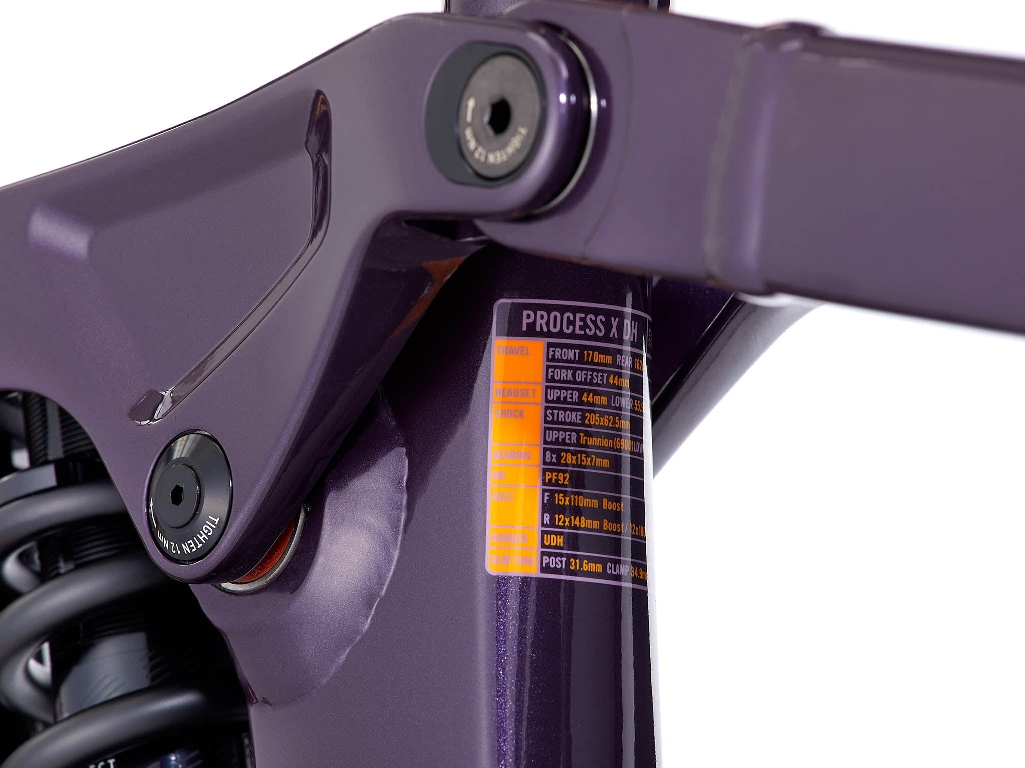 Profile view of the Process X High-Performance DH Bike, ideal for aggressive downhill riding.