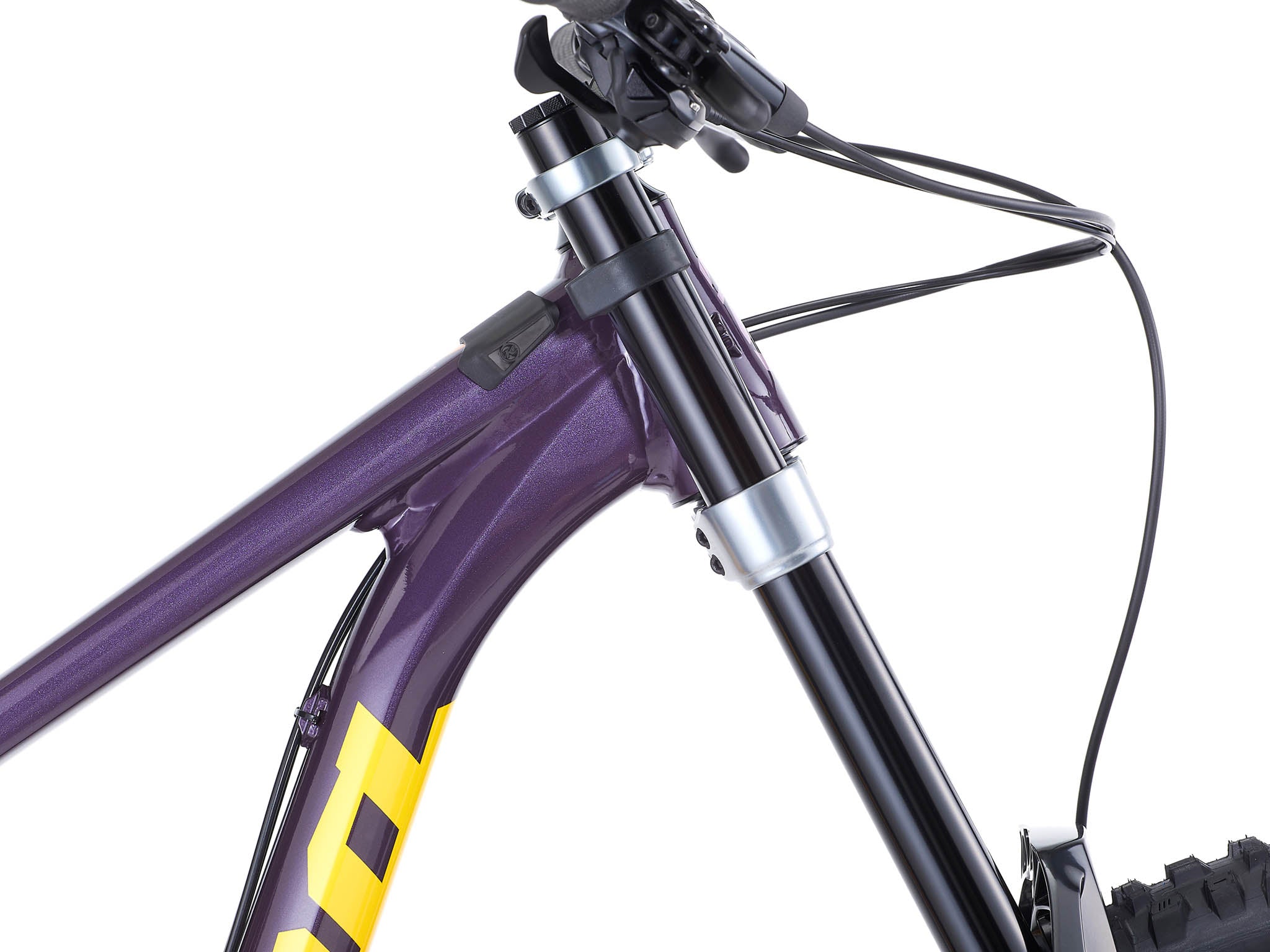Close-up of the aluminum frame of the Process X, highlighting its durable design for competitive riders.