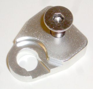 Durable derailleur hanger for mountain bikes from different angles.