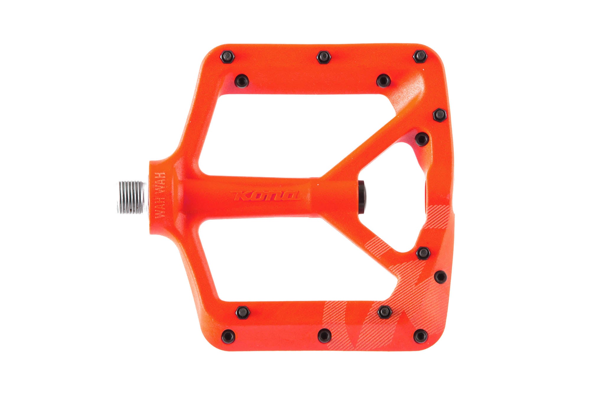 Wah Wah II composite flat pedals with textured grip for mountain biking