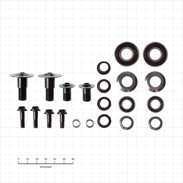 View of Cadabra suspension bushing kit installed on off-road vehicle