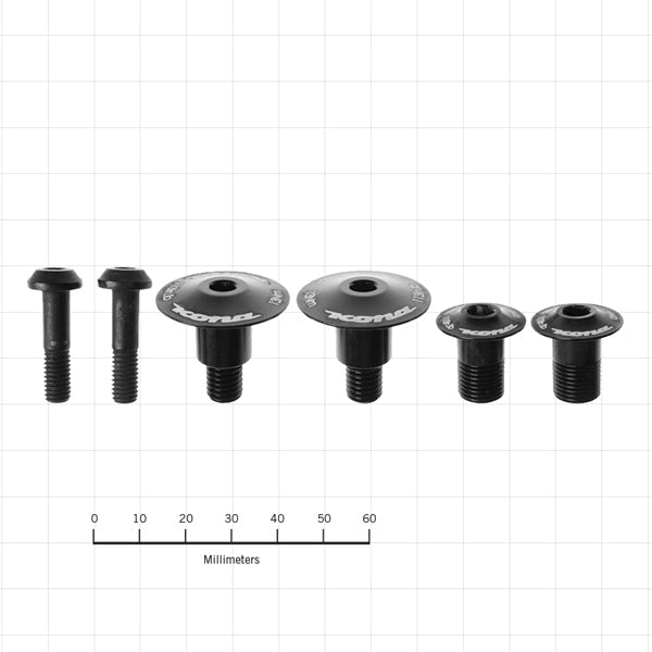 Motorcycle hardware kit with bushings and bolts for Honda and Yamaha models