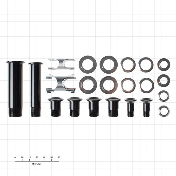 Bushing kit for Process models showing compatibility details and parts.
