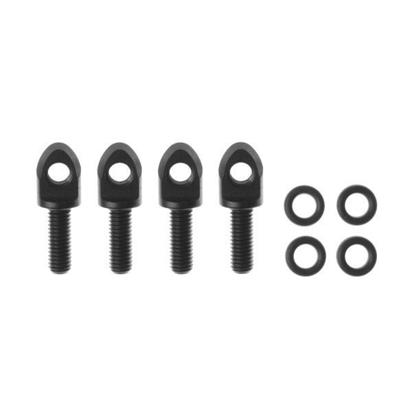 Detailed view of carbon CX fork compatible frame part with fender eyelet mounts