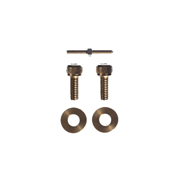 Close-up of mounting bolts and tension screw set for CC hanger models