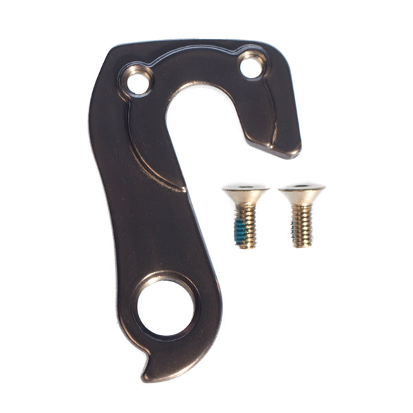 Mountain bike derailleur hanger installed on a Kula model for durability