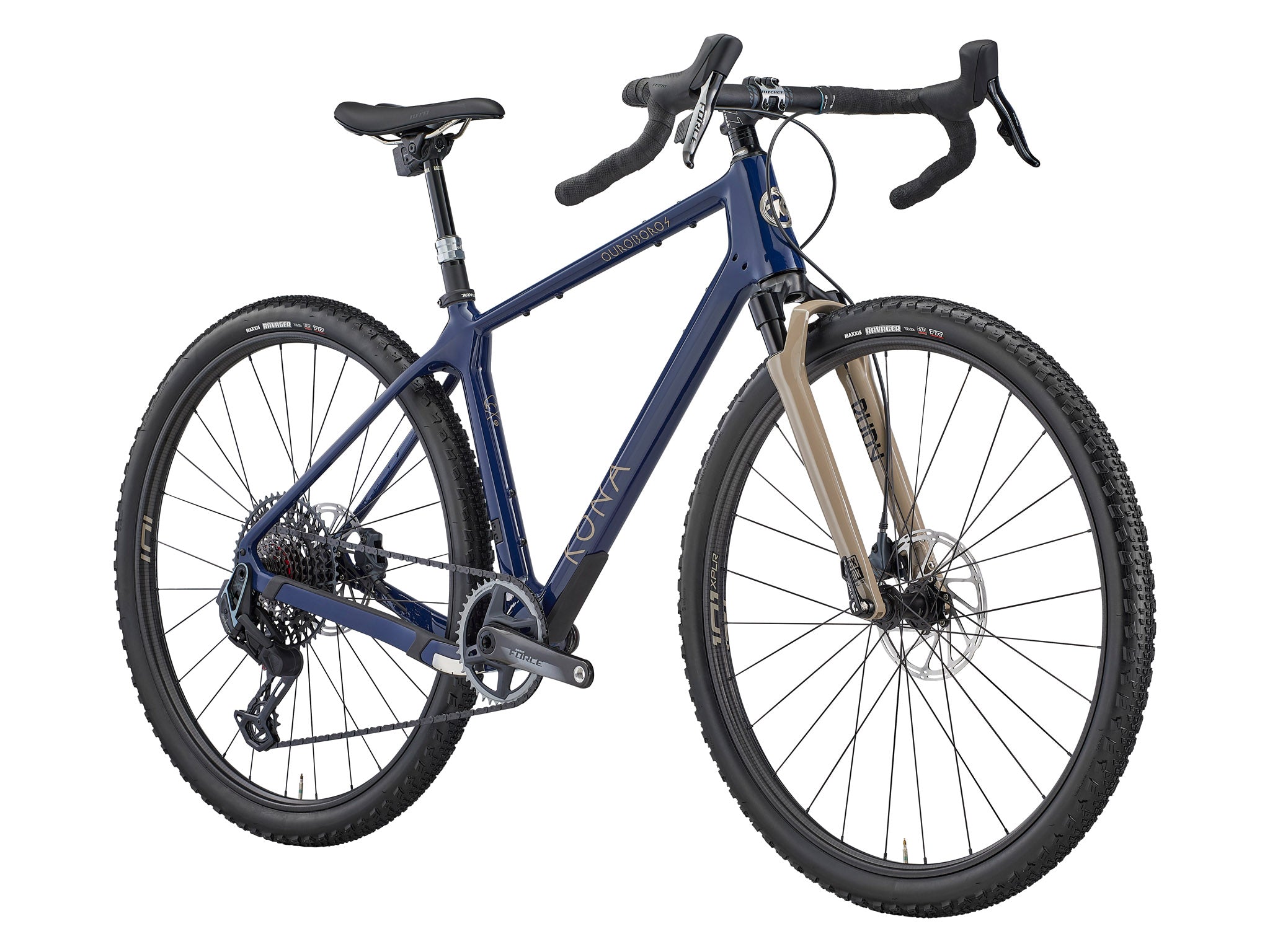 Close-up view of the remote shifting mechanism on the Ouroboros Apex Carbon Mountain Bike.