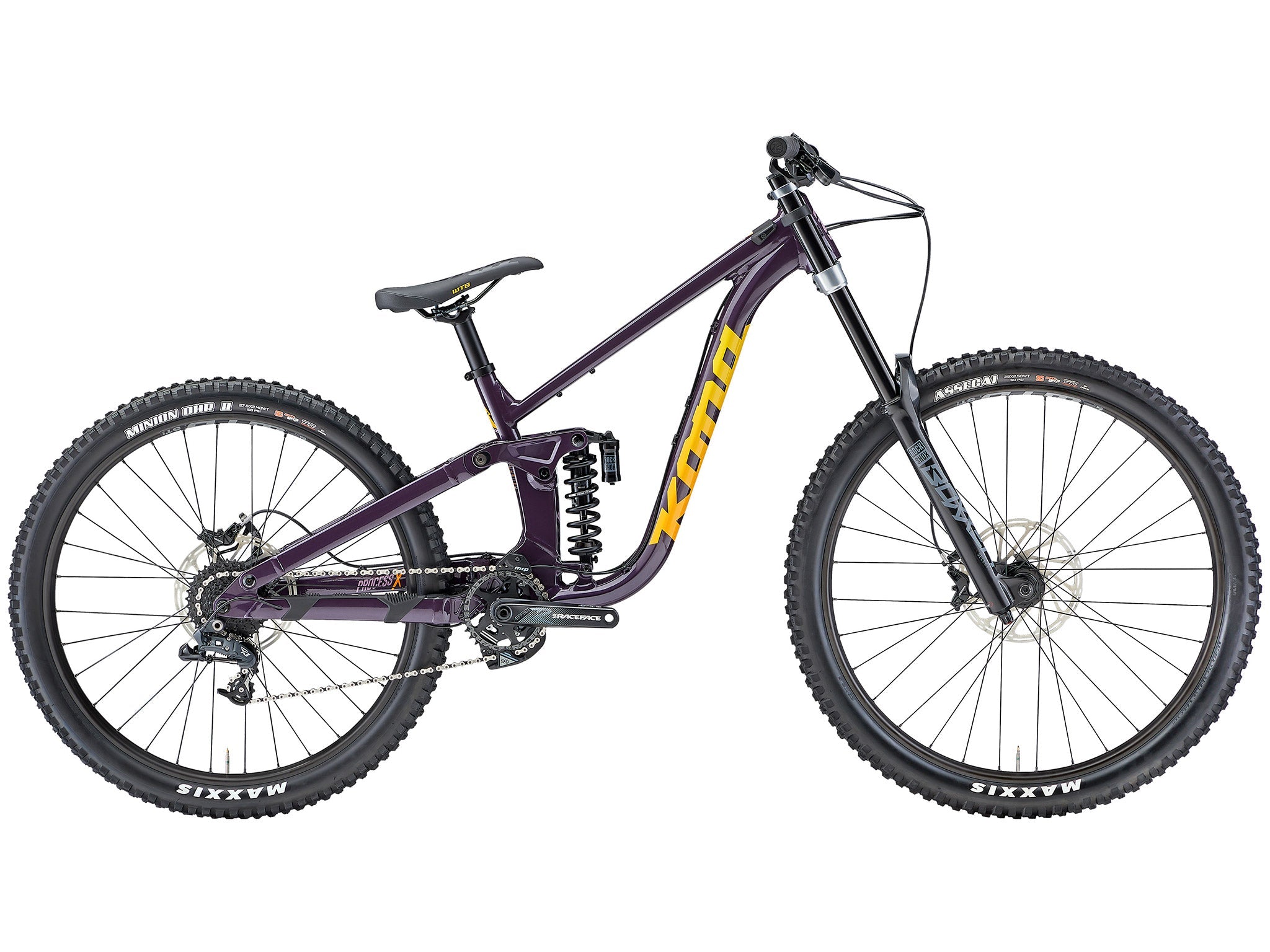Profile view of the Process X High-Performance DH Bike, ideal for aggressive downhill riding.