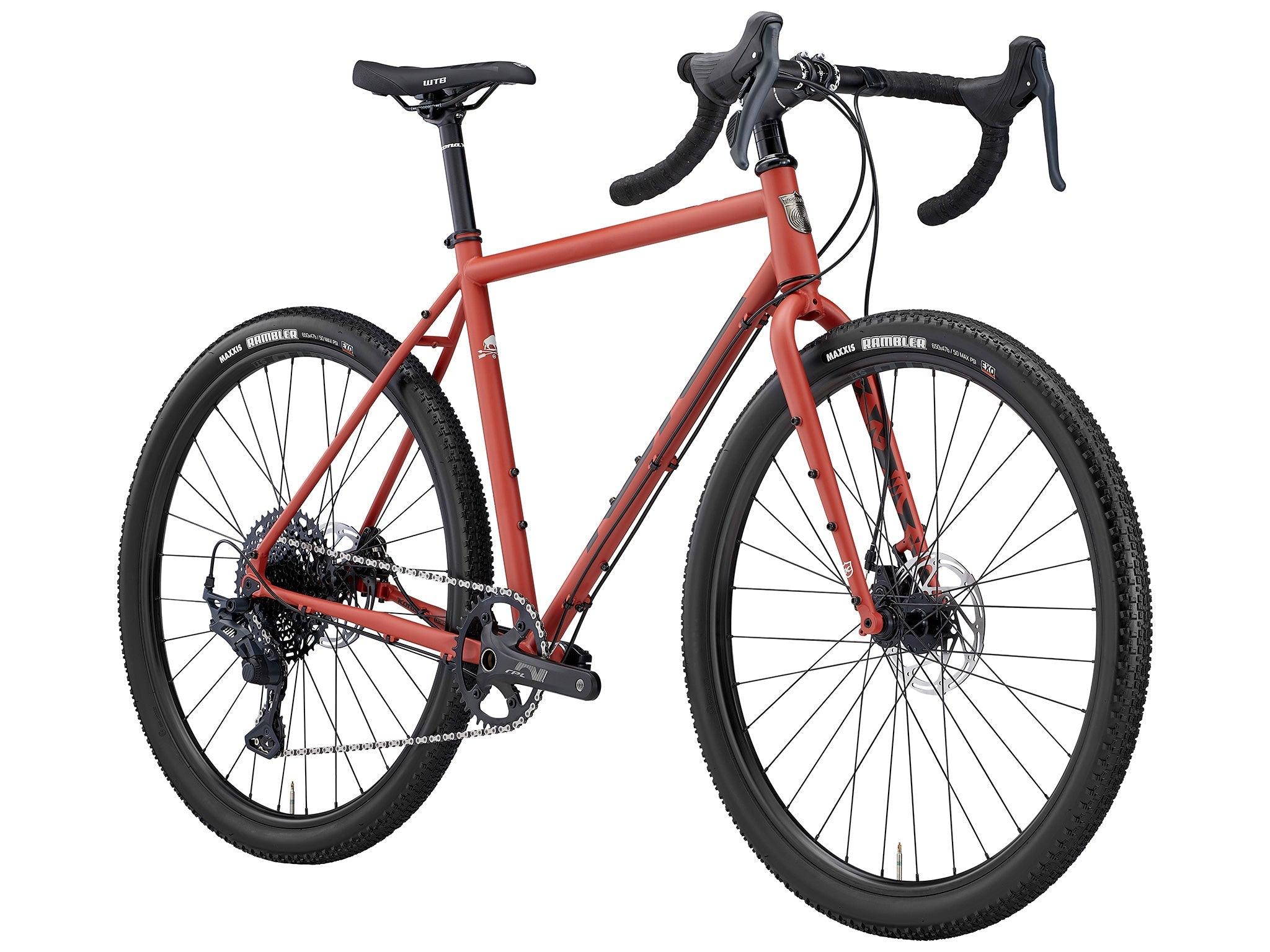 Rove bike being ridden over gravel trail