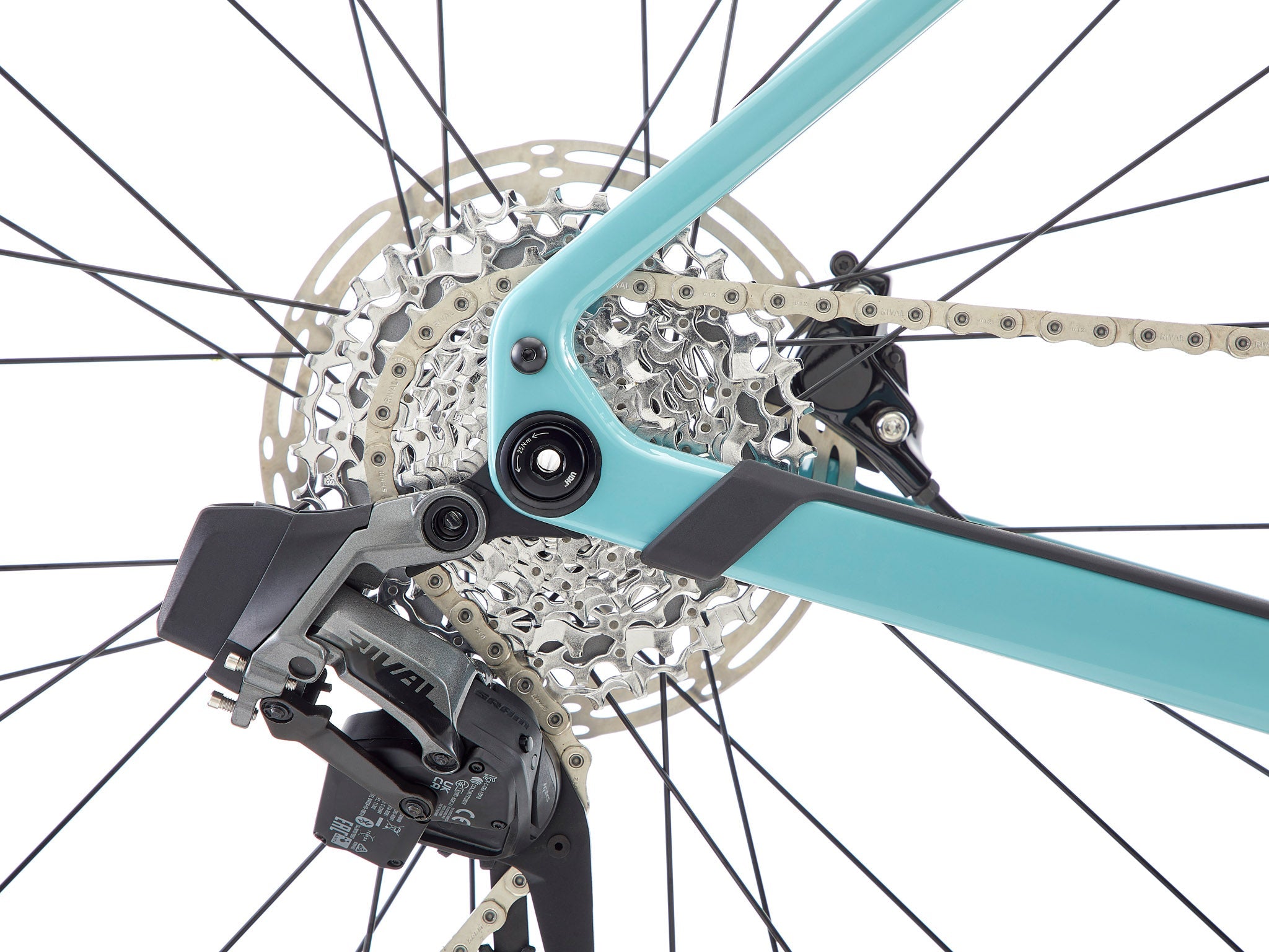 Side view of Ouroboros CR/DL lightweight gravel bike with drop bars