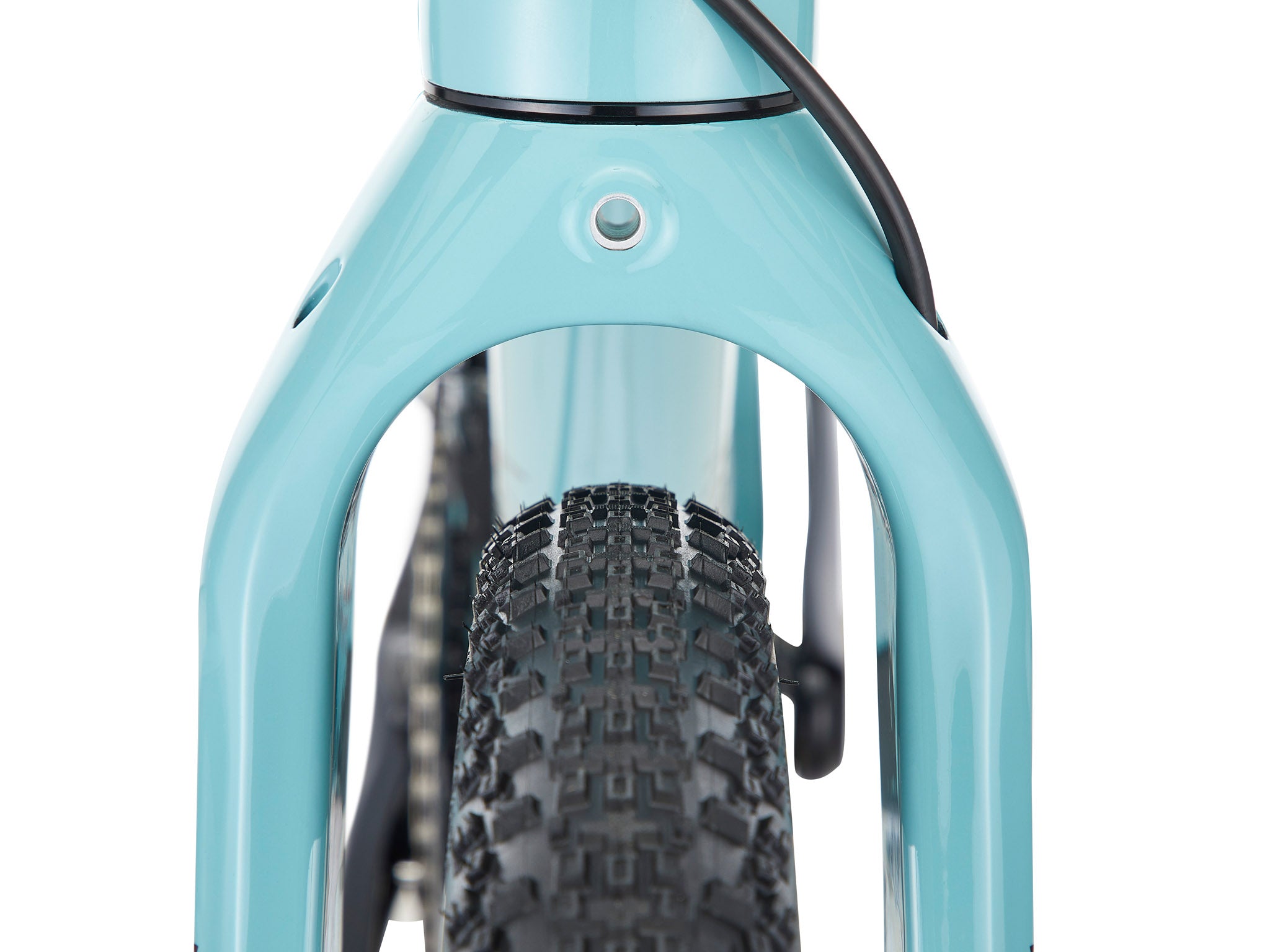 Side view of Ouroboros CR/DL lightweight gravel bike with drop bars