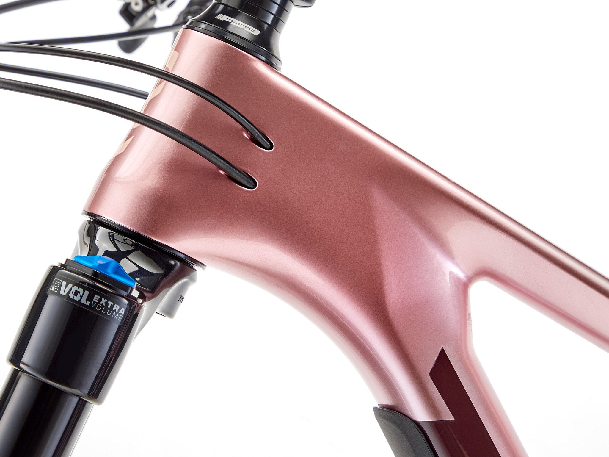 Process X CR mountain bike on rugged trail with mountain scenery