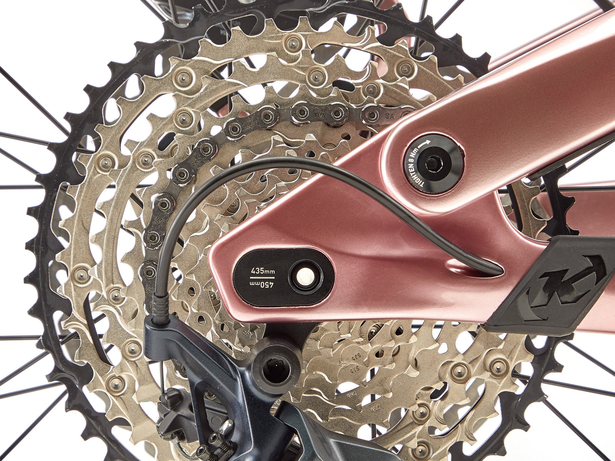 Rider descending technical trail with the Process X CR mountain bike