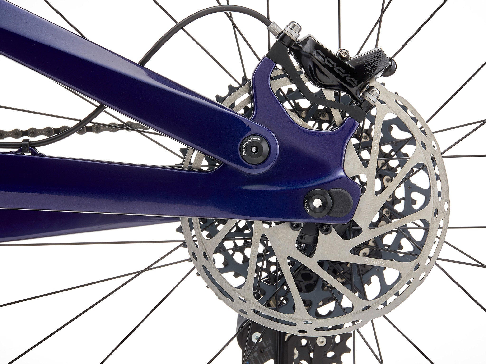 Kona Process X CR DL Carbon Mountain Bike showcasing its sleek design on a downhill trail.